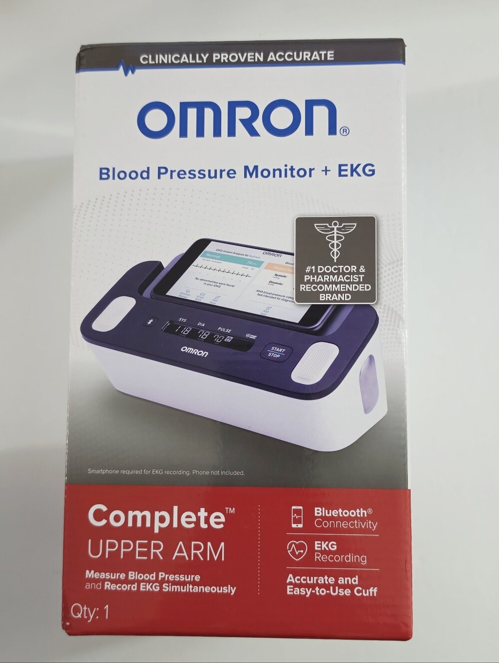 Omron Blood Pressure + EKG Monitor